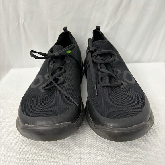 OOFOS OOmg Sport LS Shoes Mens Size 14 Black Recovery Lace Up Comfort - Picture 2 of 10